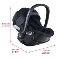 Autosedačka Cybex Black 2 v1 pro panenky