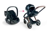 Kočárek Cybex Black 3 v1 pro panenky 36-42 cm